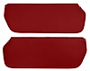 Sun Visors for 1973-1987 Chevrolet/GMC Truck, Suburban, Blazer, K5 Blazer, Jimmy [Madrid Grain Vinyl, Red] - image 1