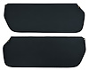 Sun Visors for 1973-1987 Chevrolet/GMC Truck, Suburban, Blazer, K5 Blazer, Jimmy [Madrid Grain Vinyl, Black] - image 1