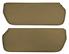 Sun Visors for 1973-1987 Chevrolet/GMC Truck, Suburban, Blazer, K5 Blazer, Jimmy [Madrid Grain Vinyl, Saddle] - image 1