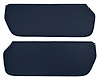 Sun Visors for 1973-1987 Chevrolet/GMC Truck, Suburban, Blazer, K5 Blazer, Jimmy [Non-Perforated Vinyl, Blue] - image 1