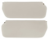 Sun Visors for 1973-1987 Chevrolet/GMC Truck, Suburban, Blazer, K5 Blazer, Jimmy [Non-Perforated Vinyl, Off White] - image 1