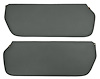Sun Visors for 1973-1987 Chevrolet/GMC Truck, Suburban, Blazer, K5 Blazer, Jimmy [Sierra Grain Vinyl, Medium Dark Gray]
