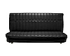 Front Bench Seat Upholstery for 1973-1980 Chevrolet/GMC Standard Cab Truck [Madrid Grain, Black] - image 1