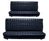 Front and Rear Bench Seat Upholstery for 1973-1980 Chevrolet/GMC Crew Cab Truck [Madrid Grain, Navy Blue] - image 1