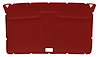 ABS Plastic Headliner for 1973-1987 Chevrolet/GMC Standard Cab Truck [Foambacked Cloth, Red] - image 1