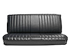 Front Bench Seat Upholstery for 1981-1987 Chevrolet/GMC Standard/Crew Cab Truck [Madrid Grain Vinyl, With Pleats, Black]