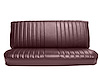 Front Bench Seat Upholstery for 1981-1987 Chevrolet/GMC Standard/Crew Cab Truck [Madrid Grain Vinyl, With Pleats, Maroon] - image 1