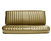 Front Bench Seat Upholstery for 1981-1987 Chevrolet/GMC Standard/Crew Cab Truck [Madrid Grain Vinyl, With Pleats, Palomino] - image 1