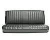 Front Bench Seat Upholstery for 1981-1987 Chevrolet/GMC Standard/Crew Cab Truck [Madrid Grain Vinyl, With Pleats, Charcoal] - image 1