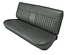 Front Bench Seat Upholstery for 1981-1987 Chevrolet/GMC Standard/Crew Cab Truck [Madrid Grain Vinyl, Charcoal] - image 1