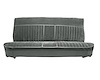 Front Bench Seat Upholstery for 1981-1987 Chevy/GMC Standard/Crew Cab Truck [Charcoal Madrid, Smooth Pleats, Charcoal Velour] - image 1