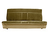 Front Bench Seat Upholstery for 1981-1987 Chevy/GMC Std./Crew Cab Truck [Seat Belt Cutouts, Vertical Pleats, Palomino/Sandstone] - image 1