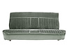 Front Bench Seat Upholstery for 1981-1987 Chevy/GMC Std./Crew Cab Truck [Seat Belt Cutouts, Vertical Pleats, Med. Gray/Charcoal] - image 1