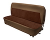 Bench Seat Upholstery for 1955 (2nd Series)-1959 Chevrolet/GMC Standard Cab Truck [Cameo Style, Walnut/Dark Saddle] - image 1