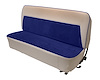 Bench Seat Upholstery for 1955 (2nd Series)-1959 Chevrolet/GMC Standard Cab Truck [Cameo Style, Caribbean Blue/White] - image 1