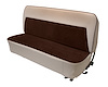 Bench Seat Upholstery for 1955 (2nd Series)-1959 Chevrolet/GMC Standard Cab Truck [Cameo Style, Walnut/White] - image 1