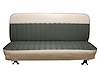 Bench Seat Upholstery for 1960-1966 Chevrolet/GMC Standard Cab Truck [With Pleats, Medium Gray/White] - image 1