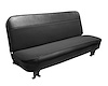 Bench Seat Upholstery for 1960-1966 Chevrolet/GMC Standard Cab Truck [With Pleats, Black] - image 1