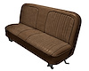 Bench Seat Upholstery with Open Backrest for 1967-1972 Chevrolet/GMC Standard Cab Truck [Dark Saddle Madrid/Dark Brown Oxen]
