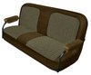 Front Buckets and Rear Bench Seat Upholstery for 1969-1972 Chevrolet Blazer  GMC Jimmy [Brown-Tan Cloth, Dark Brown Oxen] - image 3