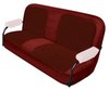 Front Buckets and Rear Bench Seat Upholstery for 1969-1972 Chevrolet Blazer  GMC Jimmy [Red Madrid, Red Velour Inserts] - image 3
