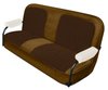 Front Buckets and Rear Bench Seat Upholstery for 1969-1972 Chevy Blazer/GMC Jimmy [Saddle Madrid, Walnut Brown Velour] - image 3