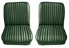 Front Utility Buckets and Rear Bench Seat Upholstery for 1969-1972 Chevrolet Blazer  GMC Jimmy [12 Vertical Pleats, Dark Green] - image 2