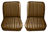 Front Utility Buckets and Rear Bench Seat Upholstery for 1969-1972 Chevrolet Blazer  GMC Jimmy [12 Vertical Pleats, Saddle] - image 1