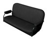 Front Utility Buckets and Rear Bench Seat Upholstery for 1969-1972 Chevrolet Blazer  GMC Jimmy [4 Vertical Pleats, Black] - image 4