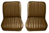 Front Utility Buckets and Rear Bench Seat Upholstery for 1969-1972 Chevrolet Blazer  GMC Jimmy [4 Vertical Pleats, Saddle] - image 3