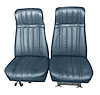 High Back Front Buckets Seat Upholstery for 1973-1987 Chevy Blazer/GMC Jimmy [Medium Blue Madrid] - image 1