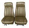 High Back Front Buckets/Rear Bench Seat Upholstery for 1973-1987 Chevy Blazer/GMC Jimmy [Sandalwood Madrid, Sand Beige Sierra] - image 3