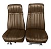 High Back Front Buckets/Rear Bench Seat Upholstery for 1973-1987 Chevy Blazer/GMC Jimmy [Dark Saddle Madrid, Dark Saddle Oxen] - image 3