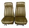 High Back Front Buckets/Rear Bench Seat Upholstery for 1973-1987 Chevy Blazer/GMC Jimmy [Light Saddle Madrid, Buckskin Oxen] - image 2