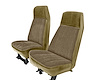 High Back Front Buckets Seat Upholstery for 1973-1987 Chevy Blazer/GMC Jimmy [Palomino Sierra, Sandstone Velour Insert] - image 1