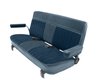 High Back Front Buckets/Rear Bench Seat Upholstery for 1973-1987 Chevy Blazer/GMC Jimmy [Medium Blue Madrid, Blue Velour] - image 3