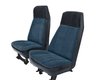 High Back Front Buckets/Rear Bench Seat Upholstery for 1973-1987 Chevy Blazer/GMC Jimmy [Dark Blue Corinthian, Blue Velour] - image 3
