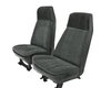 High Back Front Buckets/Rear Bench Seat Upholstery for 1973-1987 Chevy Blazer/GMC Jimmy [Charcoal Sierra, Charcoal Velour] - image 2