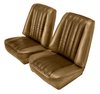 Low Back Front Buckets/Rear Bench Seat Upholstery W/O Seat Belt Cutouts for 1973-1987 Chevy/GMC Blazer [Light Saddle, Buckskin] - image 2