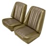 Low Back Front Buckets/Rear Bench Seat Upholstery W/O Seat Belt Cutouts for 1973-1987 Chevy Blazer [Palomino, Sandstone] - image 2