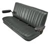 Low Back Front Buckets/Rear Bench Seat Upholstery W/O Seat Belt Cutouts for 1973-1987 Chevy Blazer/GMC Jimmy [Charcoal] - image 4