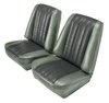 Low Back Front Buckets/Rear Bench Seat Upholstery W/O Seat Belt Cutouts for 1973-1987 Chevy Blazer [Light Gray, Charcoal] - image 2