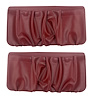 Interior Door Panel Pockets for 1977-1979 Chevrolet/GMC Truck, Blazer, Jimmy, Suburban [Vinyl, Dark Red] - image 1