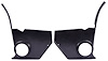 Interior Kick Panels for 1967-1968 GM F-Body [With Cutout for 6 1/2 in. Round Speakers] - image 1