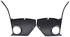 Interior Kick Panels for 1969 GM F-Body [With Cutout for 6 1/2 in. Round Speakers] - image 1
