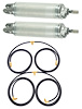 Convertible Top Cylinder & Hose Kit for 1956-1961 Chevrolet Corvette Convertibles [Sold as a Kit] - image 1