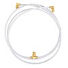 Universal Convertible Top Hose Set Fits Select 1961-1972 Ford, GM, Mopar Models [White, Nylon] - image 2