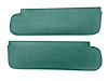Sun Visors for 1967-1972 Chevrolet/GMC Truck [Oxen Grain Vinyl, Dark Aqua/Turquoise] - image 1