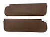 Sun Visors for 1967-1972 Chevrolet/GMC Truck [Oxen Grain Vinyl, Dark Saddle] - image 1