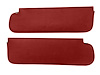 Sun Visors for 1967-1972 Chevrolet/GMC Truck [Oxen Grain Vinyl, Red] - image 1
